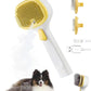 FURGO 3-in-1 Pet Steam Brush for Dogs & Cats – Reduces Static, Replaceable Heads, One-Touch Hair Ejection, Dog Spray Brush for Shedding Control(Long&Short)