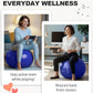 Trideer Extra Thick Yoga Ball Exercise Ball, 5 Sizes Gym Ball, Heavy Duty Ball Chair for Balance, Stability, Pregnancy, Quick Pump Included