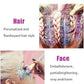 3 Color Face and Body Glitter Gel, Neon Outfit Glow Party for Body Hair Face Nail Glitter Stick Makeup. (01-Blue&02-Gold &06-White Moonbeam)