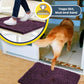 Muddy Mat® Original Dog Door Mat for Muddy Paws, Super Absorbent Microfiber, Non-Slip Washable Pet Rug, Quick Dry Chenille Entryway Carpet, Machine Washable Indoor Outdoor mat, Dark Purple 18"x28"