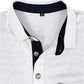 Men's Casual Polo Shirts Classic Button Basic Short Sleeve Shirt Solid Color Cotton Tees Golf Stylish Tops