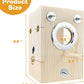 Bird Nest Box Parakeet Breeding Nest Box Bird Nest House Wooden Acrylic Transparent Breeding Box for Finch Lovebirds Cockatiel Budgie Conure Parrot