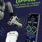 LC LaceClips Smart Activity Tracker - Shoe-Mounted Step Counter for Walking & Sports Performance Monitor - Track 25+ Activities, Jumps & Calories with App - No Subscription Required (Black)
