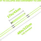Golf Alignment Sticks - Golf Sticks Alignment Aid Golf Alignment Rods for Aiming, Putting, Full Swing Trainer, Posture Corrector Golf Training aid with Clear Tube Case