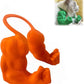 Funny Cat Muscle Arm, 3D Print Cat Neck Arm with Muscles, Funny Pet Prop Boom Arm, for Kitten Birthday Party Supplies(Orange)