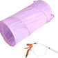 iCAGY Cat Tunnel for Indoor Cats Interactive, Rabbit Tunnel Toys, Pet Toys Play Tunnels for Cats Kittens Rabbits Puppies Crinkle Pop Up 20"