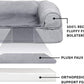 Furhaven Orthopedic Dog Bed for Large Dogs w/ Removable Bolsters & Washable Cover, For Dogs Up to 125 lbs - Plush & Suede Sofa - Gray, Jumbo Plus/XXL