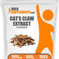 BulkSupplements.com Cat's Claw Extract Powder - Cat's Claw Supplement, Cats Claw Powder - Herbal Supplement, Gluten Free, 500mg per Serving, 500g (1.1 lbs) (Pack of 1)