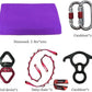 DASKING Aerial Silks Starter Kit - Durable 11Yards of Aerial Yoga Hammock with Hardware, Aerial Swing for Acrobatic Flying Yoga & All Levels (Aerial Rigging Point Up to 14ft)