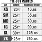 BV Dog Tie Out Cable 25 Feet - Heavy Duty Dog Lead Up to 250 Pounds - Reflective & Rust-Free with Quick Release Swivel Clips & 360° Rotating Clasp - Tangle-Free Dogs Runner for Yard (Grey, Single)