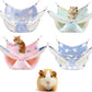 4 Pcs of Rat Hammocks Small Animal Hammock Rat Hanging Bed Guinea Pig Hammock Guinea Pig Accessories for Small Animals Cage Chinchilla Parrot Sugar Glider Ferret Squirrel
