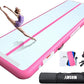 AWSUM Inflatable Air Gymnastics Mat 10ft/13ft/16ft/20ft/23ft Training mat 4/8 inches Thick tumbling mat with Electric Pump for Home/Gym/Outdoor