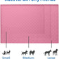 MIGHTY MONKEY 100% Waterproof Dog Food Mat, Raised Edges Silicone Pet Feeding Placemat for Cat, Dogs, Pet Bowls, High Lipped Tray Prevents Water Spills, Food on Floor, Dishwasher Safe, 18x12, Pink