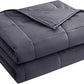 yescool Weighted Blanket for Adults (15 lbs, 48" x 72", Grey) Cooling Heavy Blanket for Sleeping Perfect for 140-160 lbs, Twin Size Breathable Blanket with Premium Glass Bead, Machine Washable