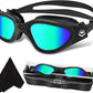 WIN.MAX Polarized Swimming Goggles Swim Pool Goggles Anti Fog Anti UV No Leakage Clear Vision for Men Women Adults Teenagers