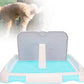 Indoor Dog Potty Tray, Miniature Poodle Dog Pad Holder Tray, Puppy Training Anti Slide Plastic Potty Tray Dog Toilet, Dog Litter Box for Small and Medium Dogs (Blue)