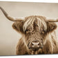 Large Highland Cow Wall Art Farmhouse Country Extra Canvas Living Room Oversize Western Cattle Wall Decor Pictures Framed Prints Animal Painting Artwork for Bedroom Dining 60"x30"