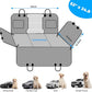 URPOWER Back Seat Extender for Dogs - Hard Bottom Dog Car Seat Cover Holds 420 lbs, Waterproof Dog Hammock Dogs Bed for Cars, SUVs & Small Trucks, Pet Backseat Protector with Mesh Window & Large Space