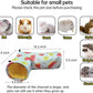 Large Caliber Guinea Pig & Rat Tunnel Hideout & Hammock, Corner Hideout Toy for Guinea Pig, Ferret, Hedgehog & Piggy to Hide and Shuttle (3. Tunnel-Watermelon)
