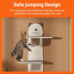 Cat Wall Mount Mounted Floating Shelves Shelf Perch Furniture Perch Hammock Climber Climbing Tree Indoor Large Wall-Mounted Steps Cat Climb Perches Solid Wood Hammock