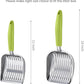 WePet Cat Litter Scoop, Aluminum Alloy Sifter, Kitty Metal Scooper, Deep Shovel, Long Handle, Poop Sifting, Kitten Pooper Lifter, Durable, Heavy Duty, for Litter box