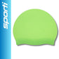 Sporti Silicone Swim Cap for Kids, Unisex Youth Swimming Cap, Protection Bathing Caps for Your Children, Aged 2-10