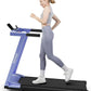 DeerRun Treadmills for Home with Incline and Handles, 3.5 HP Foldable Treadmill 350 LBS Weight Capacity for Small Spaces, Folding Running Machine with Smart APP