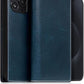 D7 Italian Wax Leather Wallet Case for iPhone 15 Pro - [2-in-1] Handcrafted Detachable Diary Style with Magnetic MagSafe Back Cover, Gift Box Included (Blue)
