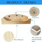 Hamiledyi Rabbit Hay Feeder, Bunny Hay Feeder Rack,Bunny Food Manger Wooden Hay Manger Rack Rabbit Hay Holder Feeders Grass Holder for Guinea Pig Chinchilla Hamster