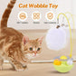Interactive Cat Feather Toys, 2025 New Catnip Toy, Multifunctional Cat Teaser, Durable Track Ball Pet Toy for Indoor Play, Premium Pet Exercise Toy for Kittens and Adults (Indigo)