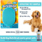 Bodhi Dog Shampoo Brush - Pet Grooming & Bath Supplies for Dogs and Cats - Bath Brush for Long & Short Hair - Premium Scrubber for Shower, Bathing & Massage (One Pack, Aqua)