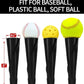 FDLS Baseball Batting tee for Adults and Youth Teens, Portable Tripod Stand Base Tee Easy Adjustable Height 27 to 46 inches for Hitting Training Practice, with Carrying Bag