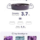 LE TAUCI Slow Feeder Dog Bowls Ceramic, 3 Cups Slow Feeding Dog Bowl Medium Large Breed, Pet Bowl for Fast Eaters, Puzzle Pet Dishes, Maze Purple