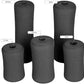 Foam Foot Pads Rollers Set of a Pair for Home Gym Exercise Machines Equipments Replacements with 1 Inch(2.5cm) Rod