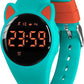 Kids Watches for Girls Boys Digital Sport Watch with Step Counter Pedometer Vibration Alarm Clock, No App Waterproof Fitness Tracker Kids Watch Boys Girls Teens Students Ages 5-16
