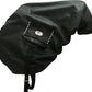 Majestic Ally Nylon Waterproof Fleece Lined Ride On English Saddle Cover-Multiple Color (Black)