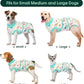 Kuoser Recovery Suit for Dogs Cats After Surgery, Professional Pet Recovery Shirt Dog Abdominal Wounds Bandages, Substitute E-Collar & Cone,Prevent Licking Dog Onesies Pet Surgery Recovery Suit