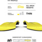 Superfeet Hockey Performance Insoles - Carbon Fiber Inserts for Hockey Skates - Professional Grade