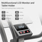 UMAY Elliptical Machine for Home, Elliptical Exercise Machine with 8 Levels Resistance & Pulse Rate Grips, Silent Magnetic Elliptical Trainer with 15.5" Stride and LCD Monitor