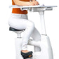 FLEXISPOT Exercise Bike with 2D Desktop, Space Saving Under Desk Bike with Removable Desk, Stationary Bikes Indoor Bikes with 300LBS Heavy Duty 8-Level Resistance Flywheel Optional LCD, V9PRO/V9MAX