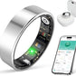 Smart Health Ring for Women Men Fitness Tracker with Heart Rate, Blood Pressure,Blood Oxygen,Step Counting, Sleep Monitoring,IP68 Waterproof for iPhone and Android, No Subscription Fee (Silver, 9)
