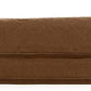 Furhaven Cooling Gel Dog Bed for Large/Medium Dogs w/ Removable Bolsters & Washable Cover, For Dogs Up to 55 lbs - Quilted Sofa - Toasted Brown, Large