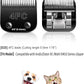 4F Blades Dog Grooming Blades Compatible with Andis/Oster A5/Wahl KM-10 Series Dog Clippers,Detachable Clipper Replacement Blade,Black(4FC/3PCS)