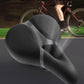 Bicycle Seat Replacement, Bike Seat for Men and Women, Comfort Wide Bike Saddle Memory Foam Padded Soft Bike Seat Cushion Compatible with Peloton, Mountain, City Bikes, Indoor Exercise Bikes