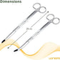 6Pcs Aquascape Tools, Terrarium Tools, Aquarium Kit with Stainless Steel Aquarium Tweezers Extra Long, Aquarium Scissors, Algae Scraper, and Spatula - Aquascaping Tools Set for Maintenance