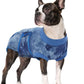 Kuoser Dog Surgery Recovery Suit, Anti Licking Pet Surgical Suit for Dogs Male Neuter, Female Dog Surgery Suit for Spay Subsititute E-Collar Cone, Dogs Body Suits After Surgery Blue Tie Dye M