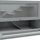 PawHut 2-Level Hamster Cage Mice and Rat House, Small Animal Habitat for Guinea Pigs, Chinchillas with Openable Top, Front Door, Shelf and Ladder, Gray