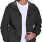 COOFANDY Men's Rain Jacket Waterproof With Hood Lightweight Packable Shell Raincoat Windbreaker For Cycling Golf Travel