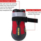 QUMY Dog Shoes for Large Dogs, Medium Dog Boots & Paw Protectors for Winter Snowy Day, Summer Hot Pavement, Water-Resistant in Rainy Weather, Outdoor Walking, Indoor Hardfloors Skid-Resistant Sole