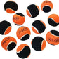 Midlee Orange/Black Dog Halloween Tennis Balls- Set of 6